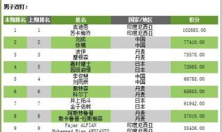 羽毛球实力国家排名 羽毛球实力国家排名